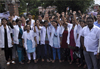 Mangalore: Medical students stage protest demanding arrest of rapists